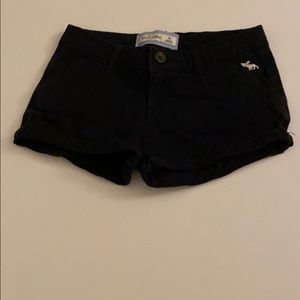Navy blue Abercrombie khaki shorts